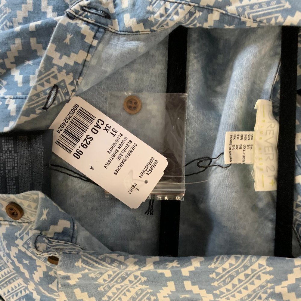 Aztec Button down - Picture 3 of 3